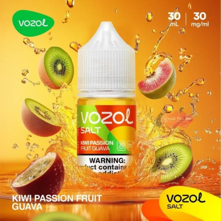 Kiwi Passion Fruit Guava   - Vozol 30ml Salt Nicotine E-liquid In Dubai, UAE