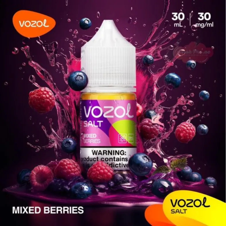 Mixed Berries  - Vozol 30ml Salt Nicotine E-liquid In Dubai, UAE