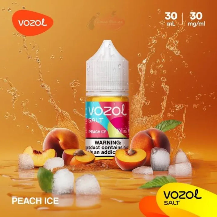 Peach ice  - Vozol 30ml Salt Nicotine E-liquid In Dubai, UAE