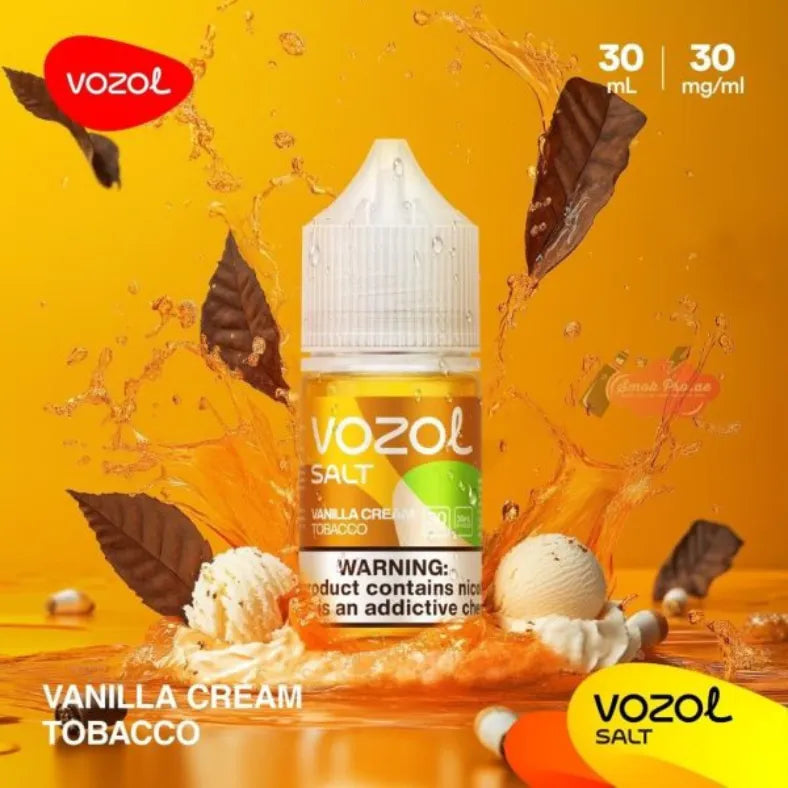 Vanilla Cream Tobacco  - Vozol 30ml Salt Nicotine E-liquid In Dubai, UAE