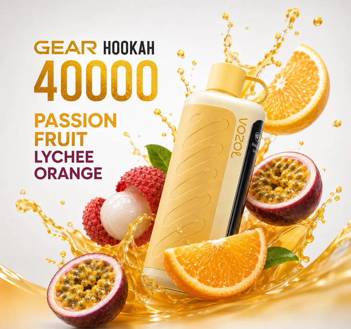 Vozol Gear Hookah passion fruit lychee orange 
