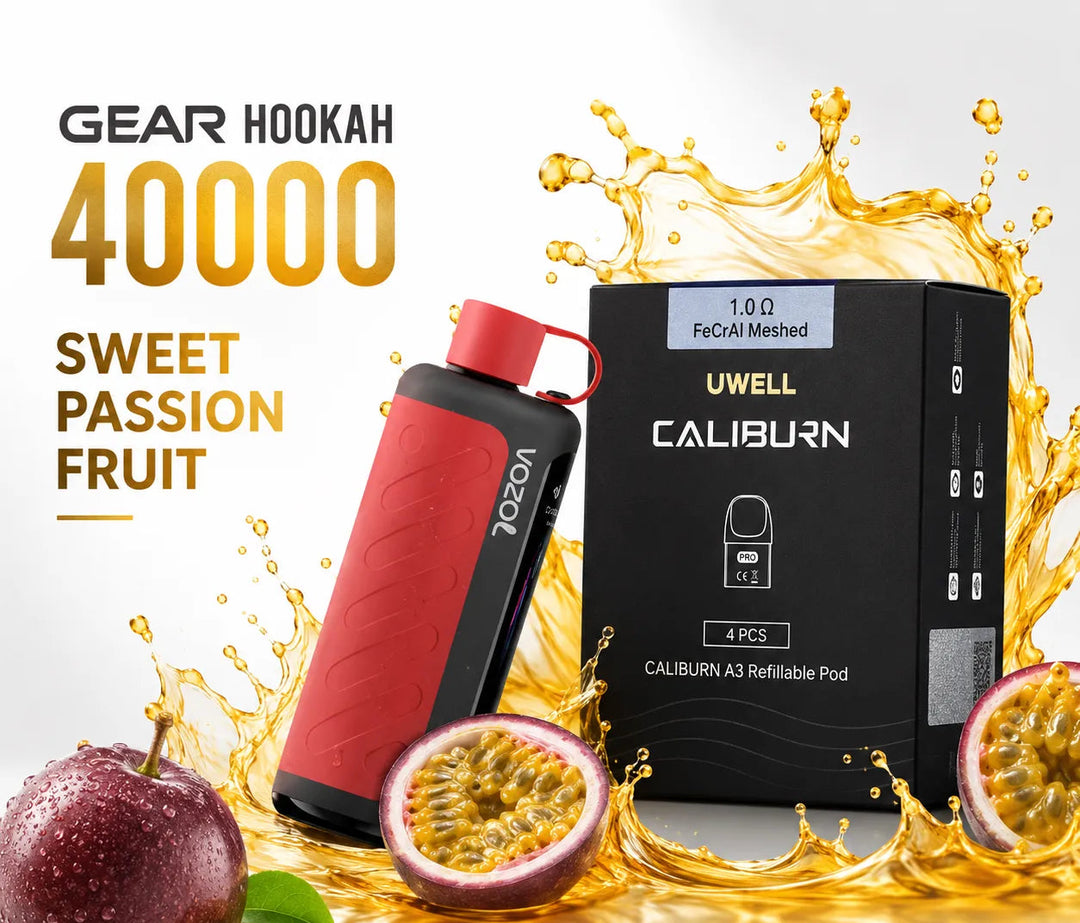 Vozol Gear Hookah sweet passion fruit