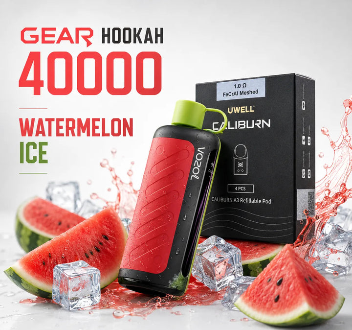 Vozol Gear Hookah watermelon ice 