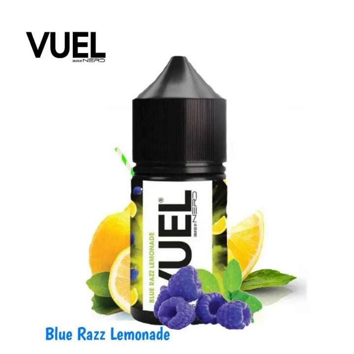 Blue Razz Lemonade - VUEL Nerd 30ml Salt Nicotine Created By Fraxlabs Nerd in UAE
