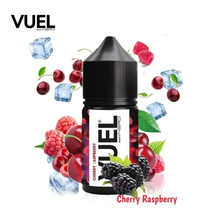  Cherry Raspberry - VUEL Nerd 30ml Salt Nicotine Created By Fraxlabs Nerd in UAE