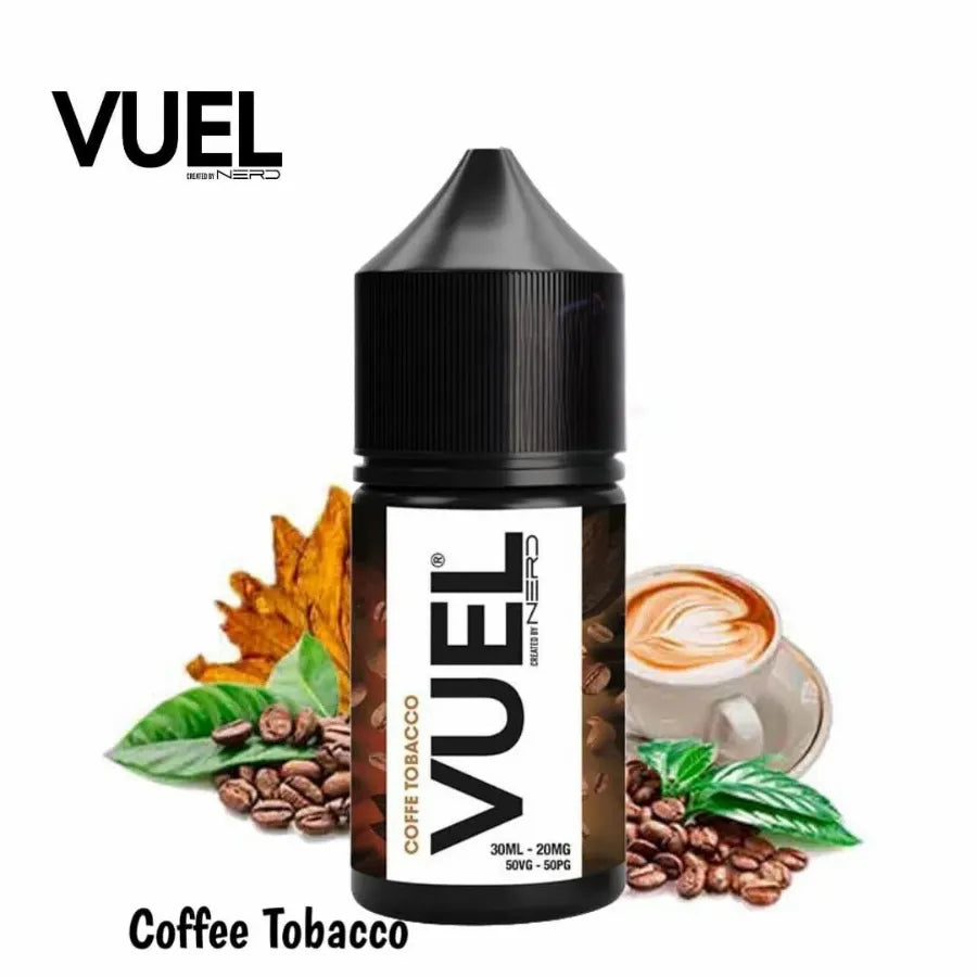 Coffee Tobacco- VUEL Nerd 30ml Salt Nicotine Created By Fraxlabs Nerd in UAE