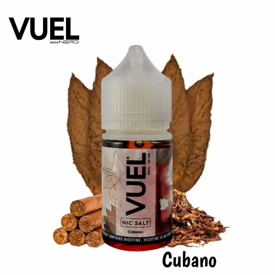 Cubano - VUEL Nerd 30ml Salt Nicotine Created By Fraxlabs Nerd in UAE