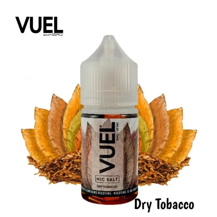 Dry Tobacco- VUEL Nerd 30ml Salt Nicotine Created By Fraxlabs Nerd in UAE