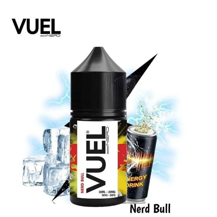 Nerd Bull- VUEL Nerd 30ml Salt Nicotine Created By Fraxlabs Nerd in UAE