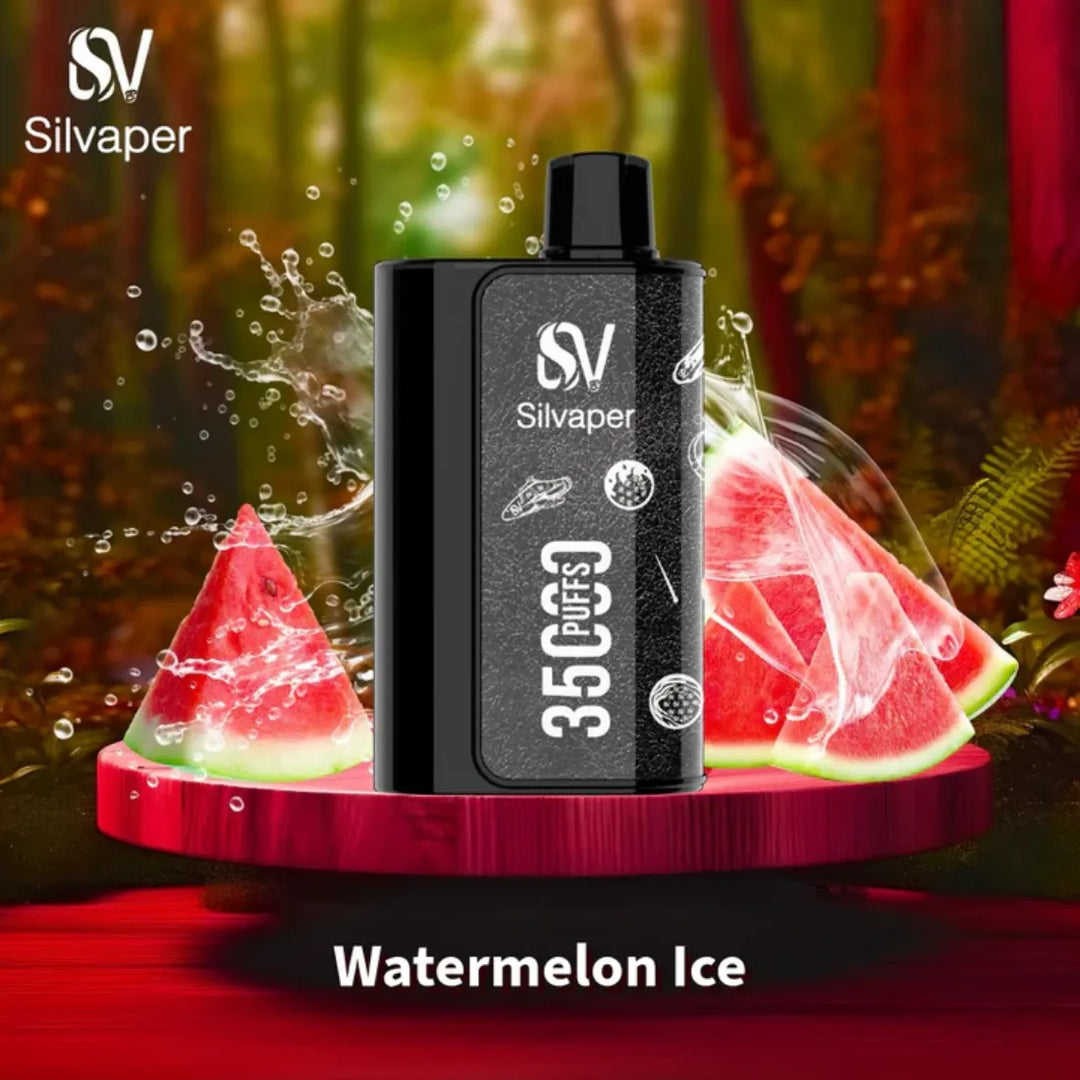 Watermelon Ice - Silvaper 35000 Puffs Disposable Vape 20mg in Dubai, UAE