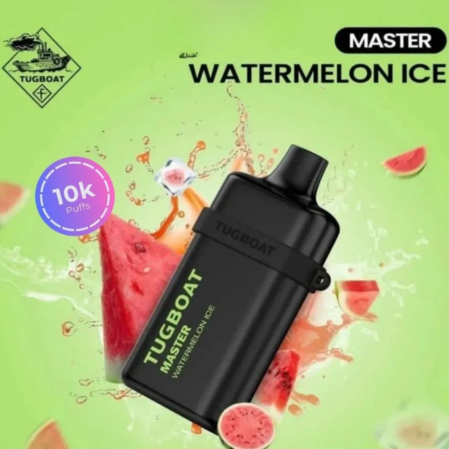 Watermelon Ice - Tugboat Master 10000 Puffs Disposable Vape 20mg in Dubai, UAE