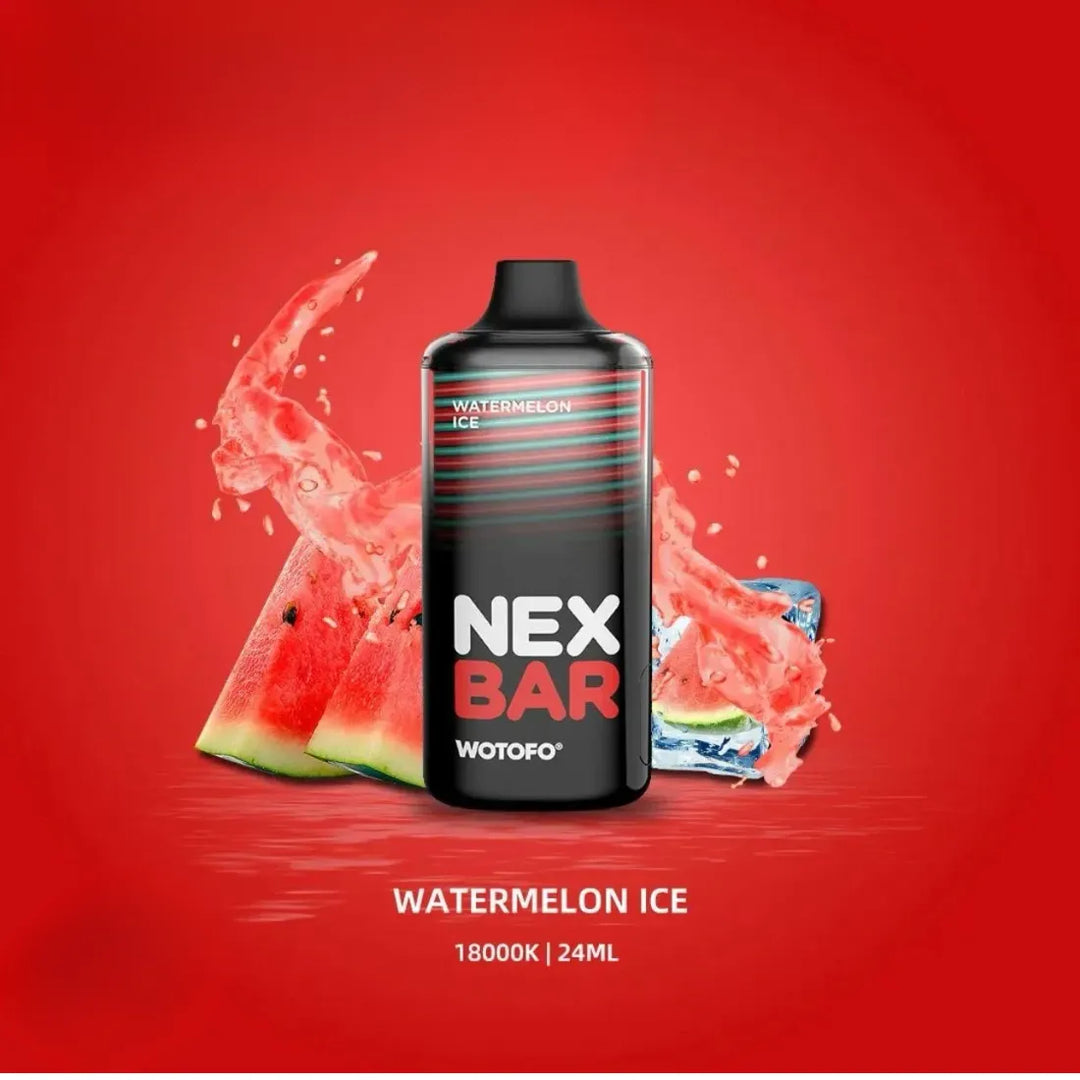 Watermelon Ice - Wotofo Nex Bar 18000 Puffs Disposable Vape 20mg in Dubai, UAE