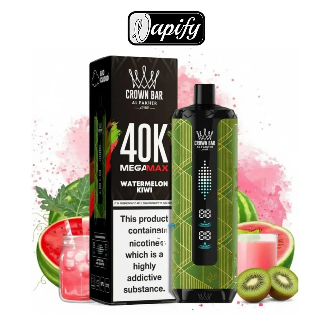 Crown Bar Al Fakher Mega Max 40000 Puffs in Dubai, UAE