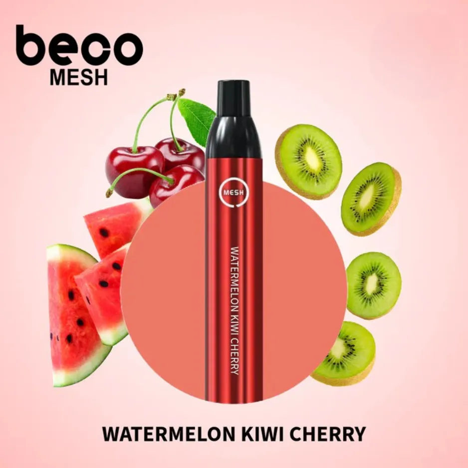 Watermelon Kiwi Cherry - Vaptio Beco Mesh 2200 Puffs Disposable Vape in Dubai, UAE   