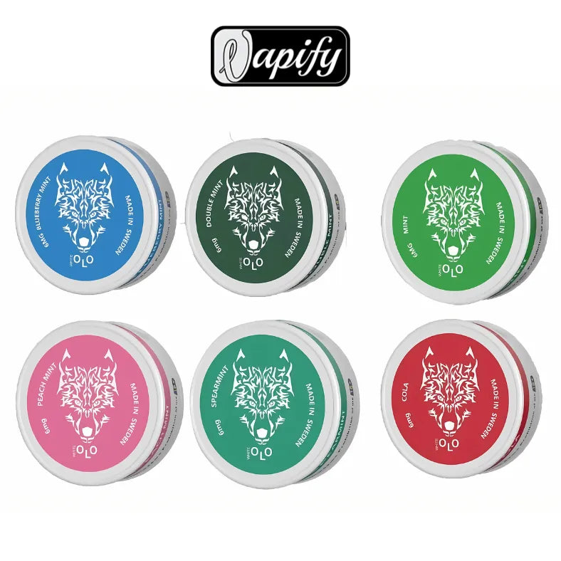 White OLO Nicotine Pouches in Dubai, UAE 