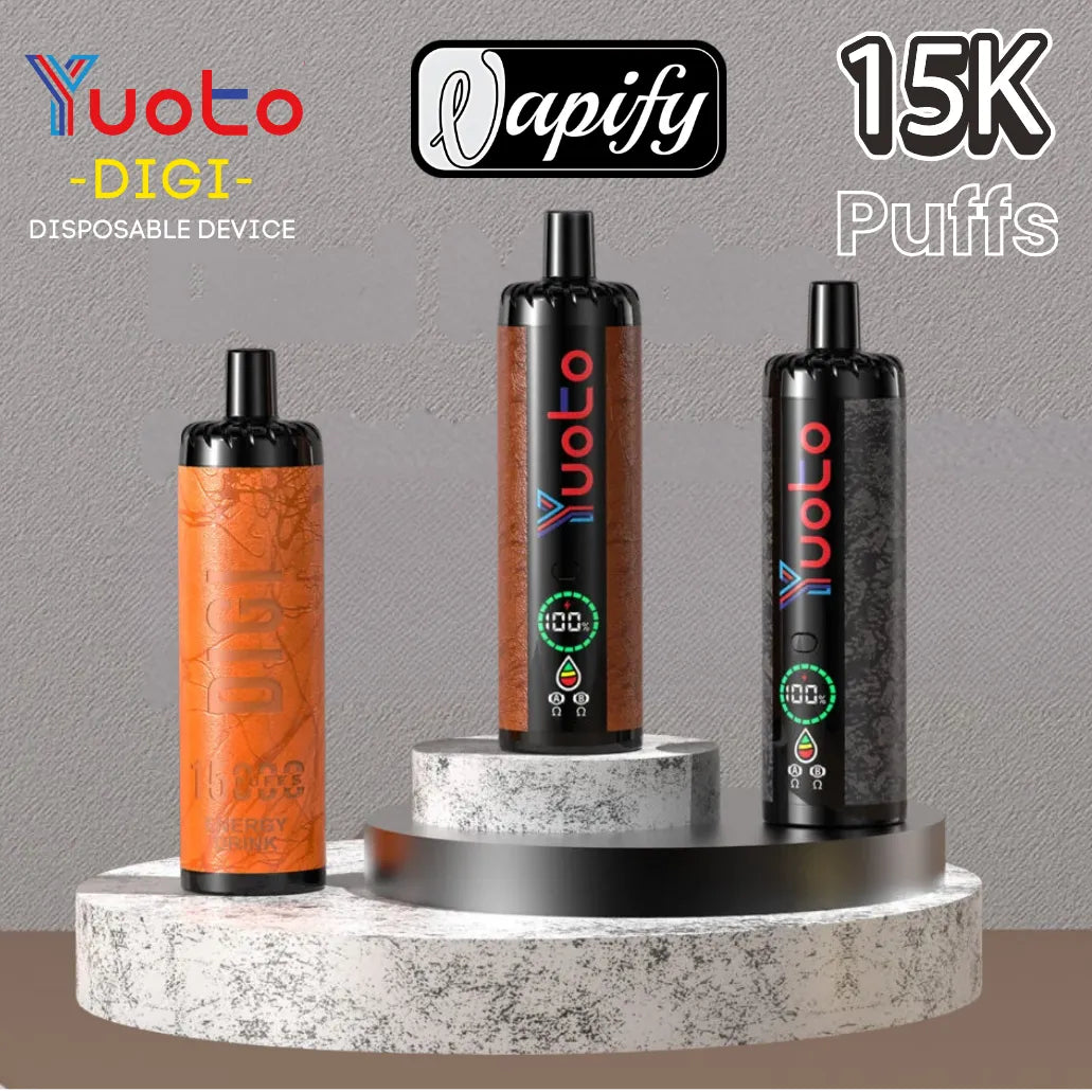 YUOTO Digi 15000 Puffs Disposable 50mg Rechargeable Vape in Dubai, UAE