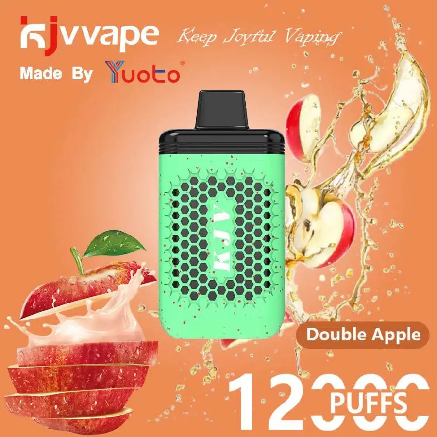 Double Apple - YUOTO KJV 12000 Puffs Disposable Vape 50mg in Dubai, UAE