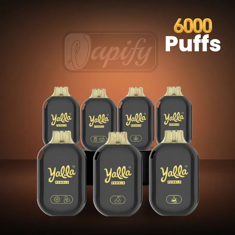Best Yalla Pebble 6000 Puffs Disposable Vape 20mg/ml- Near me in Dubai, UAE