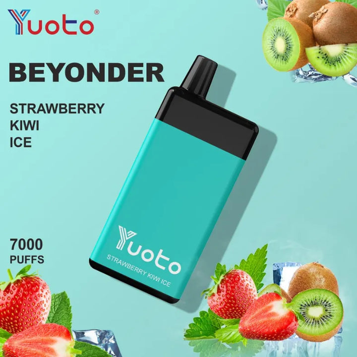 Yuoto Beyonder 7000 Puffs -Strawberry Kiwi Ice 