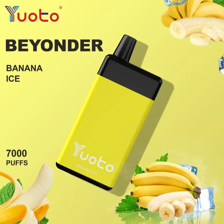 Yuoto Beyonder 7000 Puffs - Banana Ice 