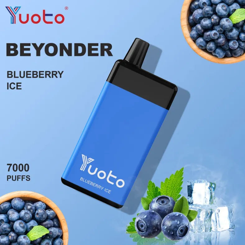 Yuoto Beyonder 7000 Puffs - Blueberry Ice 
