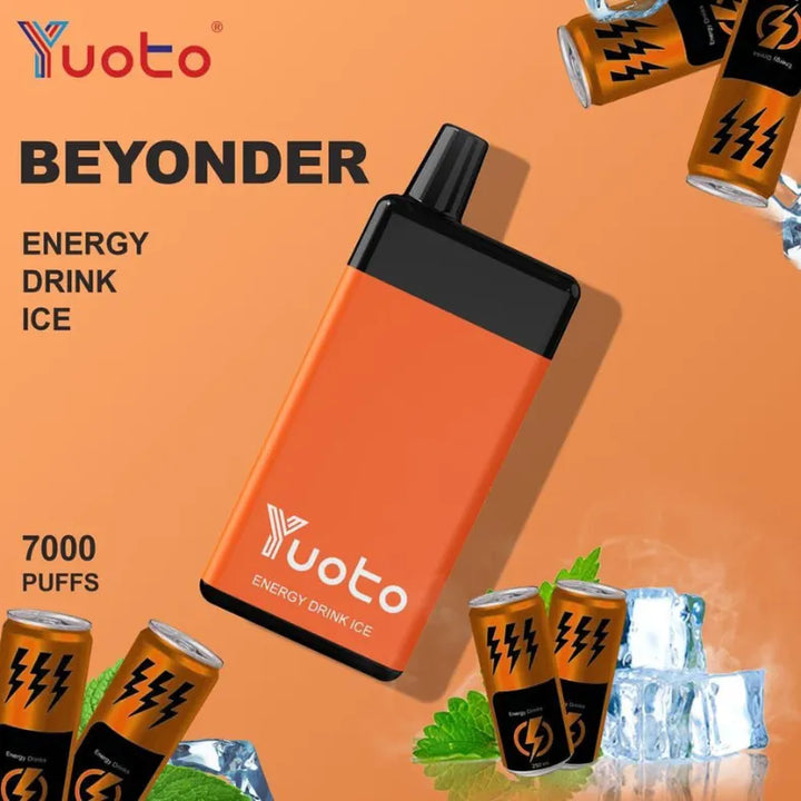 Yuoto Beyonder 7000 Puffs - 
Energy Drink Ice 