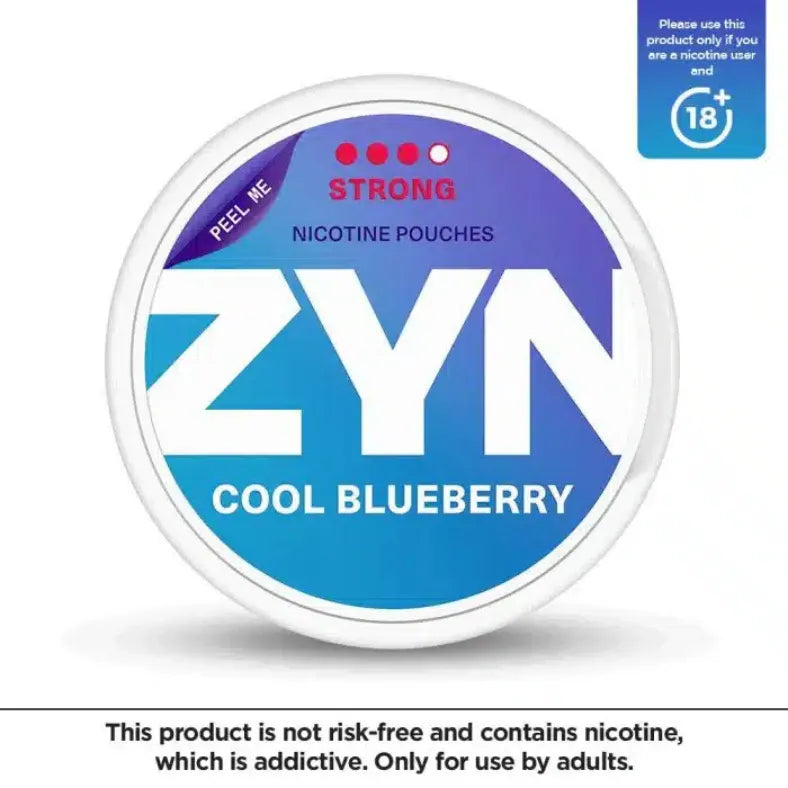 Cool Blueberry Strong  - Zyn Nicotine Pouches In Dubai, UAE