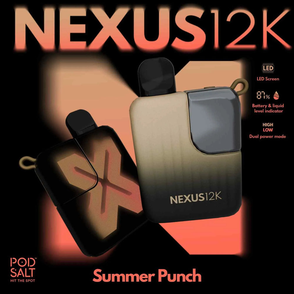pod-salt-nexus-12000-puffs-20-mg-nicotine-vape- Summer Punch