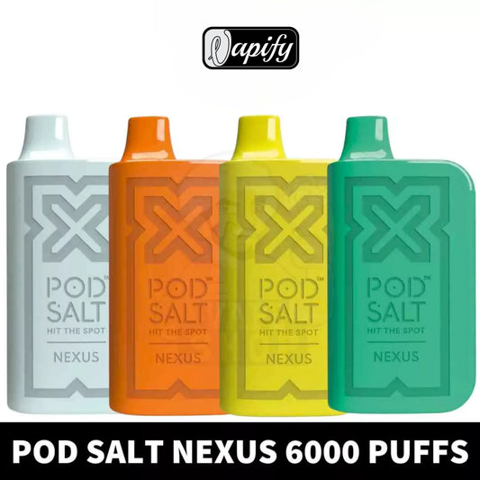 POD SALT Nexus 6000 Puffs Disposable Vape 20mg in Dubai, UAE 