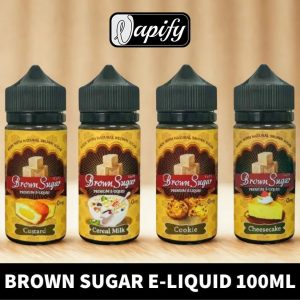 BROWN SUGAR PREMIUM VAPE JUICE 100ML E-LIQUID IN DUBAI, UAE