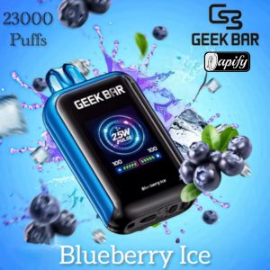 Blueberry Ice - Geek Bar 23000 Puffs 50mg Disposable Vape in Dubai, UAE