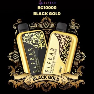 ELF BAR Black Gold BC10000 Puffs Disposable Vape 50mg in Dubai, UAE