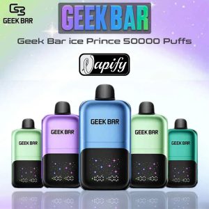 Geek Bar Ice Prince 50000 Puffs Disposable Vape in Dubai, UAE