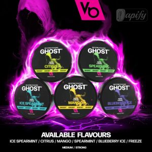 Ghost Nicotine Pouches 16mg & 25mg By Vapes Bars in Dubai, UAE