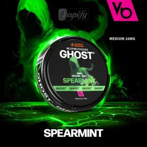 Ghost Nicotine Pouches Spearmint 16mg By Vapes Bars in Dubai, UAE