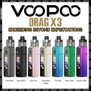 VooPoo Drag X3 Kit 80w In Dubai, UAE