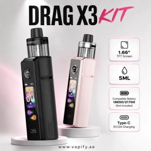 VooPoo Drag X3 Kit 80w In Dubai, UAE
